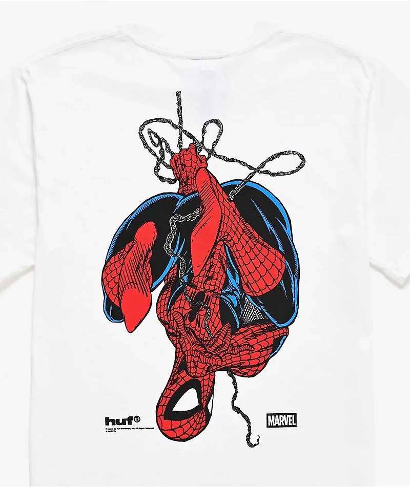 HUF x Marvel Spider-Man Kids Upside Down Black T-Shirt