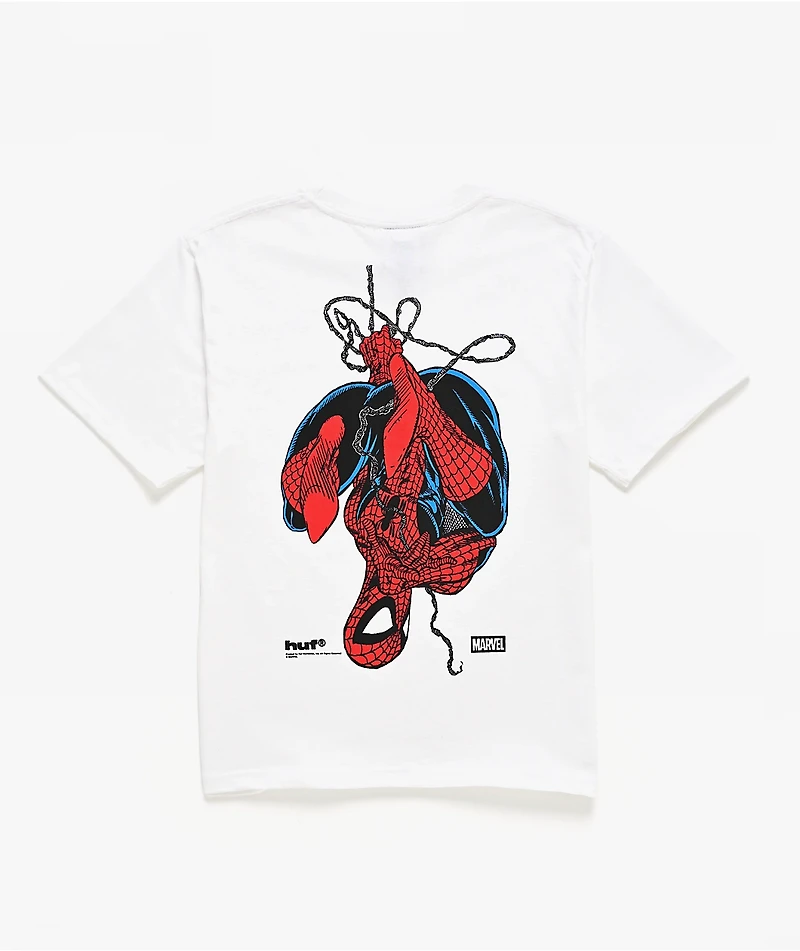HUF x Marvel Spider-Man Kids Upside Down Black T-Shirt