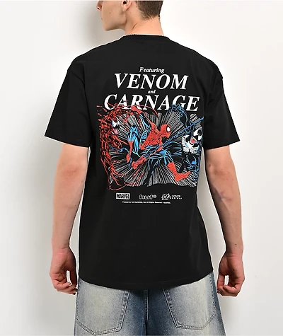 HUF x Marvel Spider-Man Max Carnage Black T-Shirt