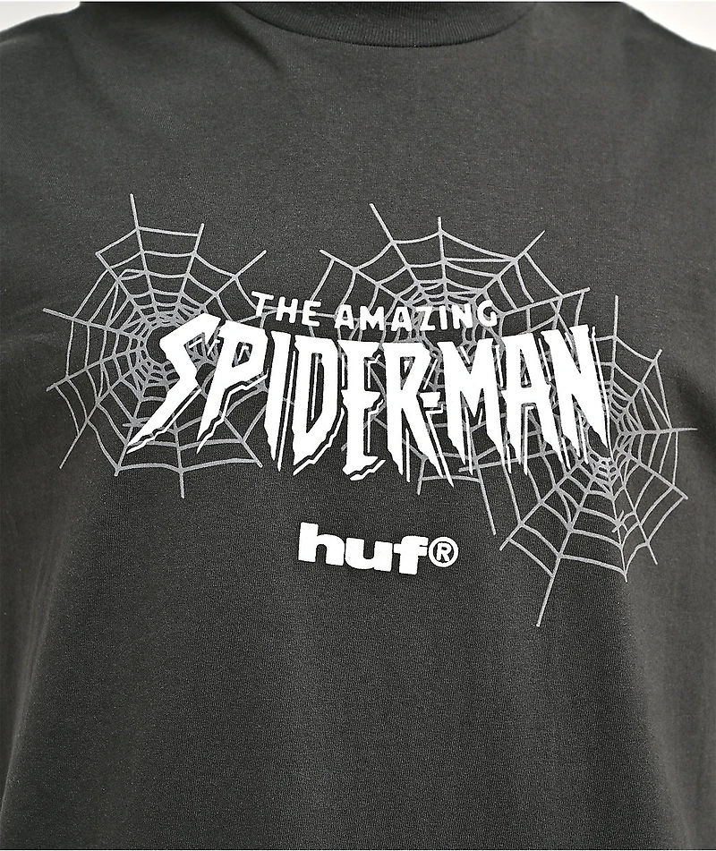HUF x Marvel Spider-Man Secret Wars Vintage Black T-Shirt