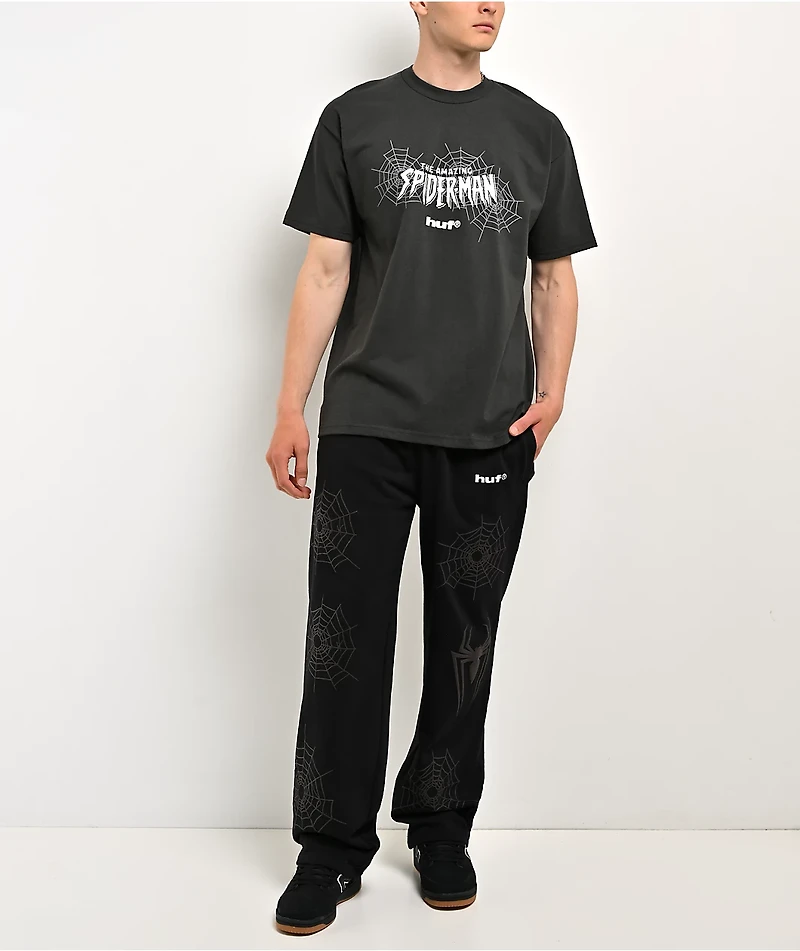 HUF x Marvel Spider-Man Secret Wars Vintage Black T-Shirt