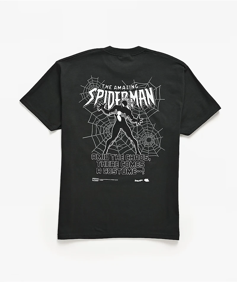 HUF x Marvel Spider-Man Secret Wars Vintage Black T-Shirt