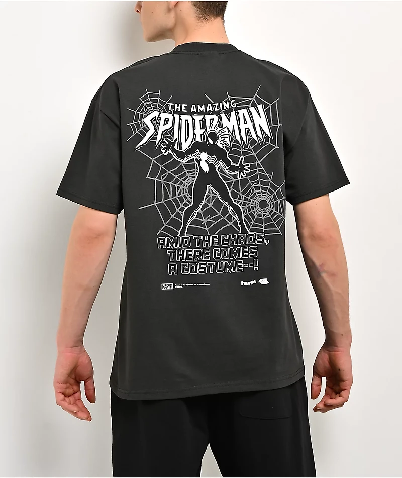 HUF x Marvel Spider-Man Secret Wars Vintage Black T-Shirt