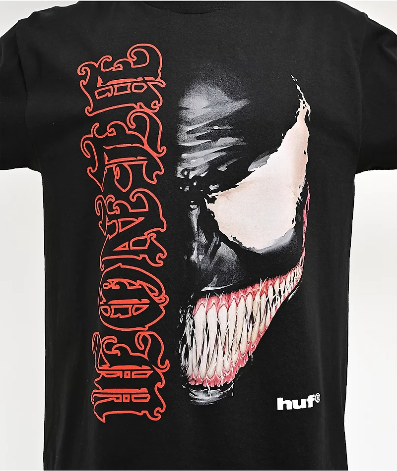 HUF x Marvel Spider-Man Sinister Black T-Shirt