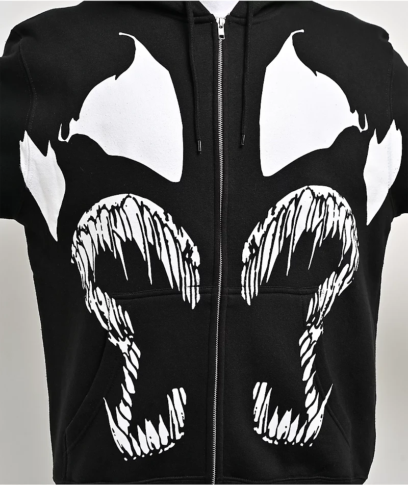 HUF x Marvel Spider-Man Symbiosis Black Zip Hoodie