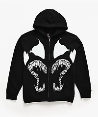 HUF x Marvel Spider-Man Symbiosis Black Zip Hoodie