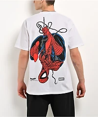 HUF x Marvel Spider-Man Upside Down White T-Shirt
