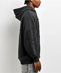 HUF x Marvel Spider-Man Web Black Wash Zip Hoodie
