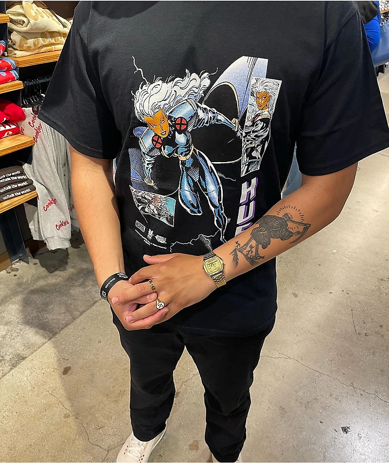 HUF x Marvel Storm Black T-Shirt