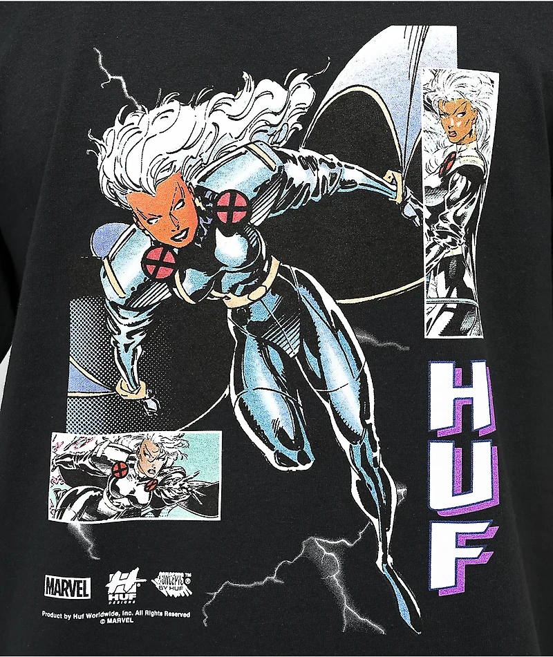 Marvel Comics X-Men Uncanny Storm And Ice Man Adult T-Shirt – Blue