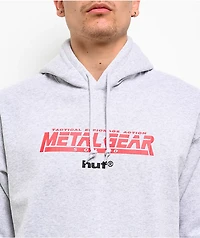 HUF x Metal Gear Solid 1 Heather Grey Hoodie