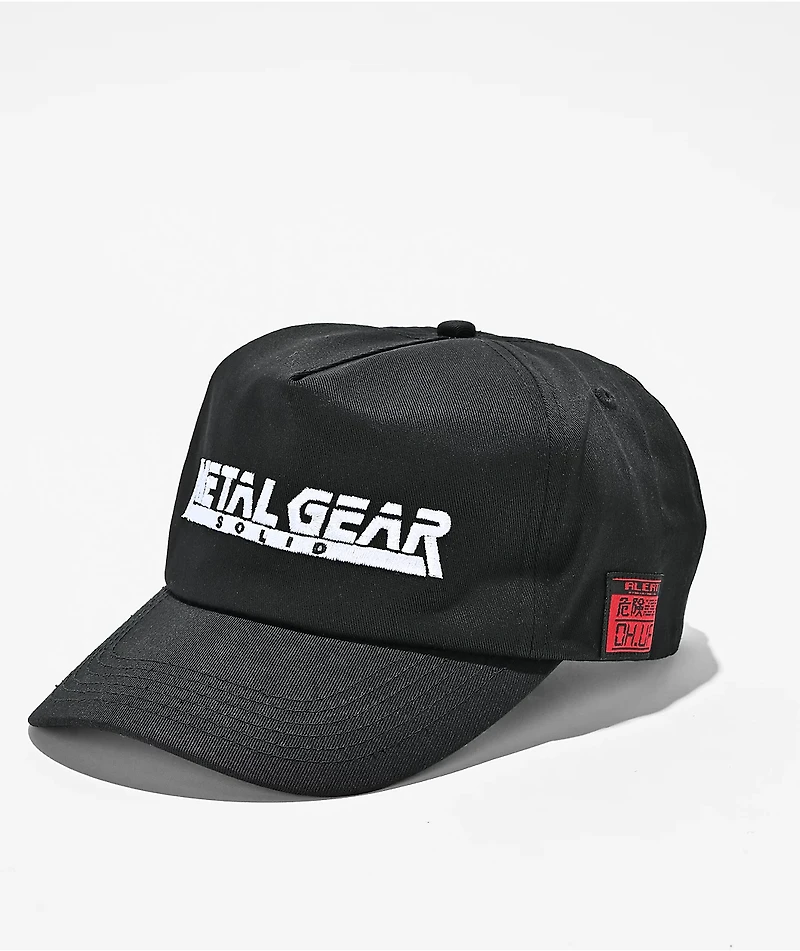 HUF x Metal Gear Solid Black Snapback Hat