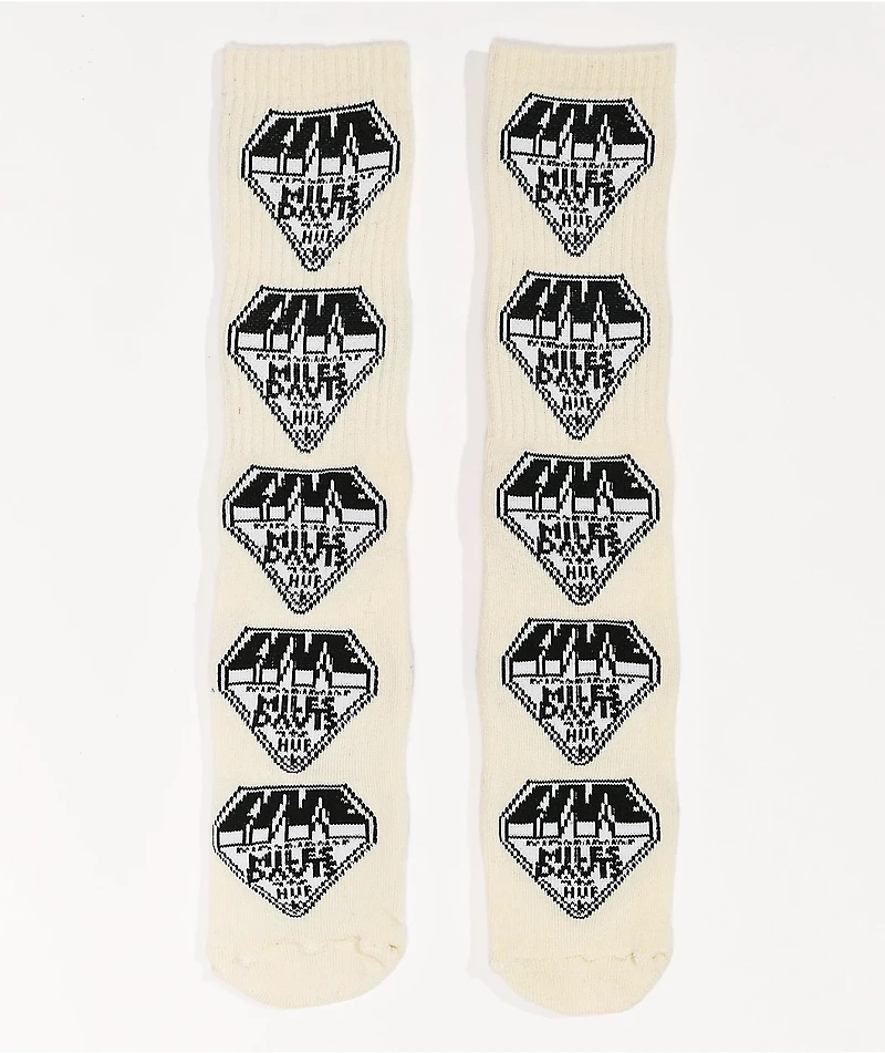 HUF x Miles Davis In Concert Crew Sock