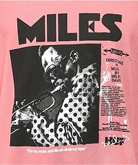 HUF x Miles Davis Voodoo Dusty Rose Washed Long Sleeve T-Shirt