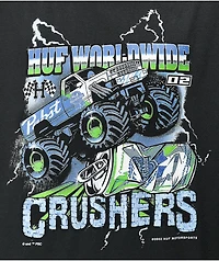 HUF x PBR Crushers Washed Black T-Shirt