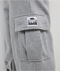 HUF x Pro Club Grey Cargo Sweatpants
