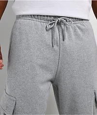 HUF x Pro Club Grey Cargo Sweatpants