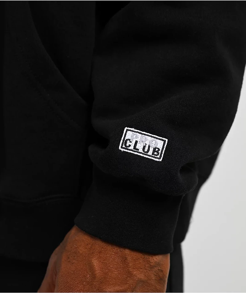 HUF x Pro Club Heavyweight Black Hoodie