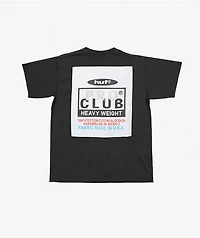 HUF x Pro Club Heavyweight Black T-Shirt