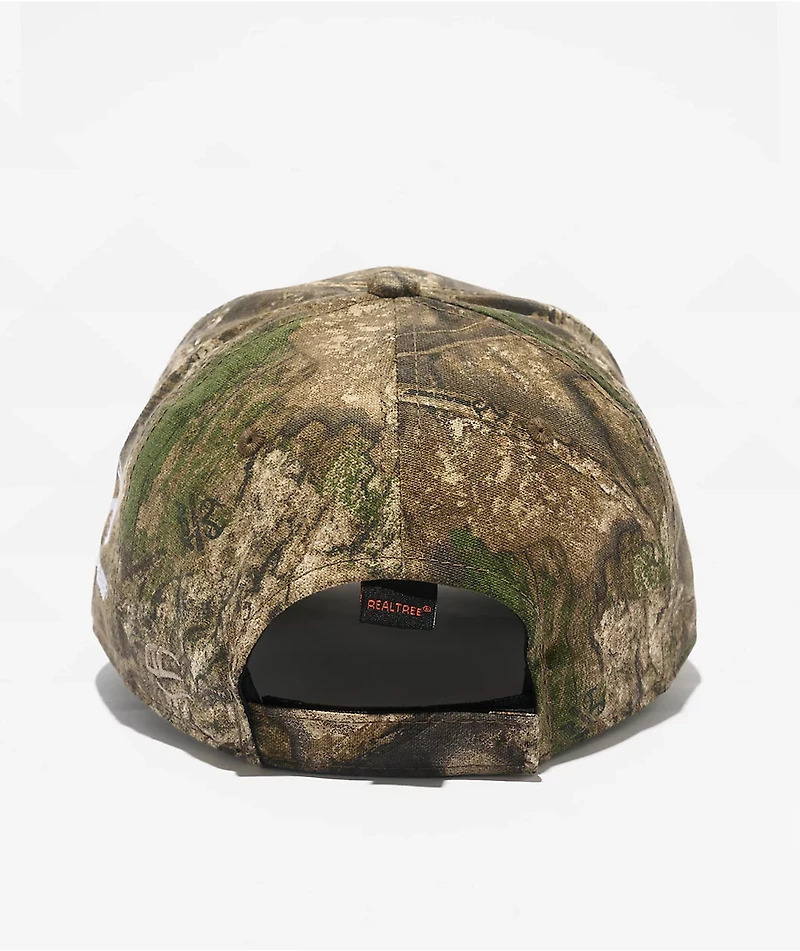 HUF x Realtree 6 Panel Camo Strapback Hat