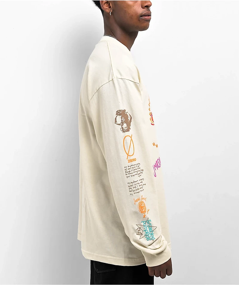 HUF x Smashing Pumpkins Crush Bone Long Sleeve T-Shirt