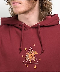 HUF x Smashing Pumpkins Infinite Star Girl Maroon Hoodie