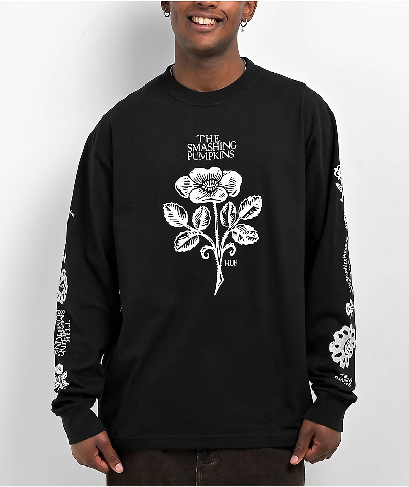 HUF x Smashing Pumpkins Jennifer Ever Black Long Sleeve T-Shirt