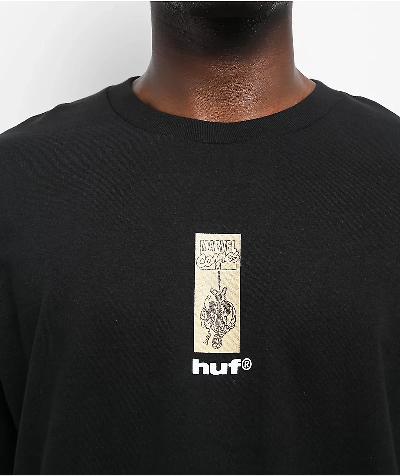 HUF x Spider-Man Arachknight Black T-Shirt