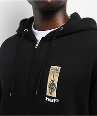 HUF x Spider-Man Arachknight Black Zip Hoodie