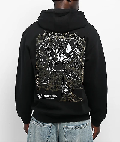 HUF x Spider-Man Arachknight Black Zip Hoodie