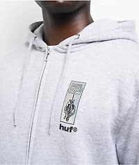 HUF x Spider-Man Arachknight Grey Zip Hoodie