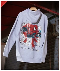 HUF x Spider-Man Arachknight Grey Zip Hoodie