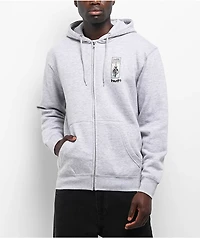 HUF x Spider-Man Arachknight Grey Zip Hoodie