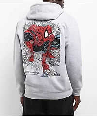 HUF x Spider-Man Arachknight Grey Zip Hoodie