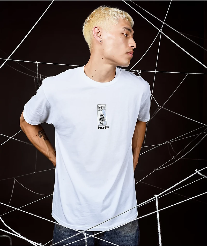 HUF x Spider-Man Arachknight White T-Shirt