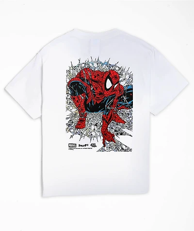 HUF x Spider-Man Kids Arachknight White T-Shirt