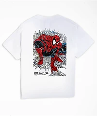 HUF x Spider-Man Kids Arachknight White T-Shirt