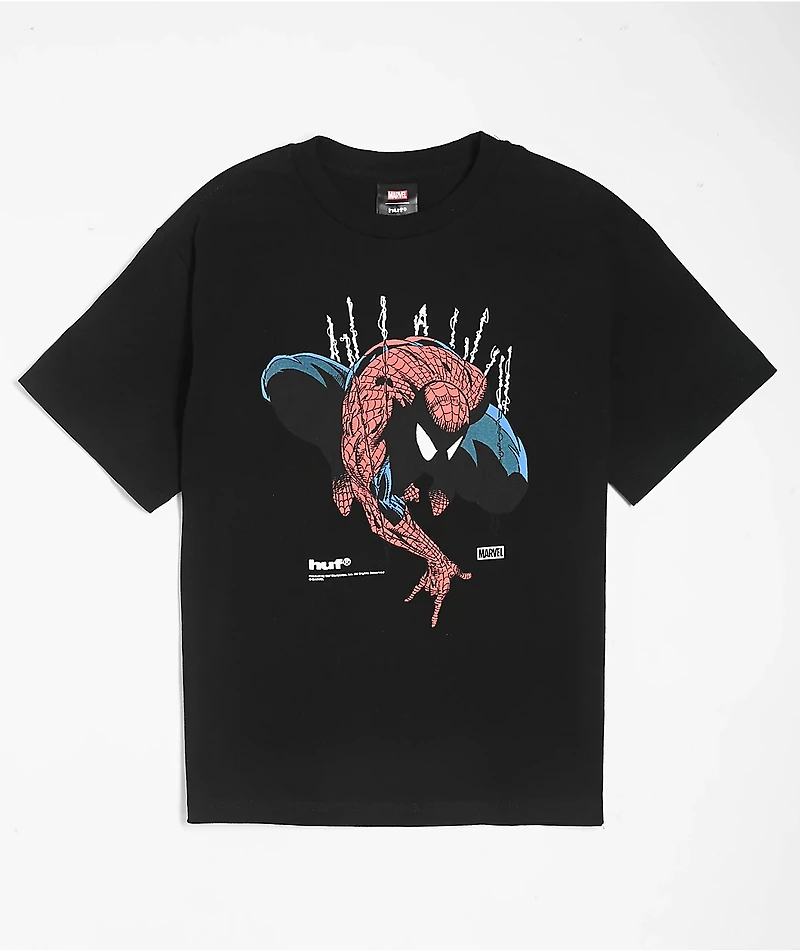 HUF x Spider-Man Kids Perceptions Black T-Shirt