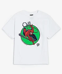 HUF x Spider-Man Kids Three Hundred White T-Shirt
