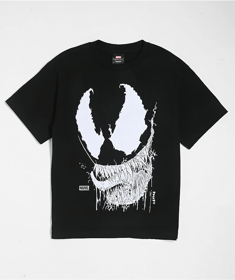 HUF x Spider-Man Kids Vile Black T-Shirt