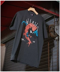 HUF x Spider-Man Perceptions Washed Black T-Shirt