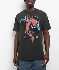 HUF x Spider-Man Perceptions Washed Black T-Shirt