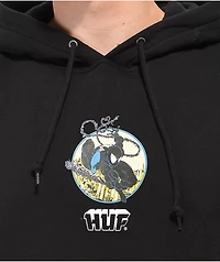 HUF x Spider-Man Three Hundred Black Hoodie