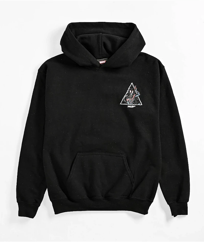 HUF x Spider-Man Universe Kids Miles Black Hoodie