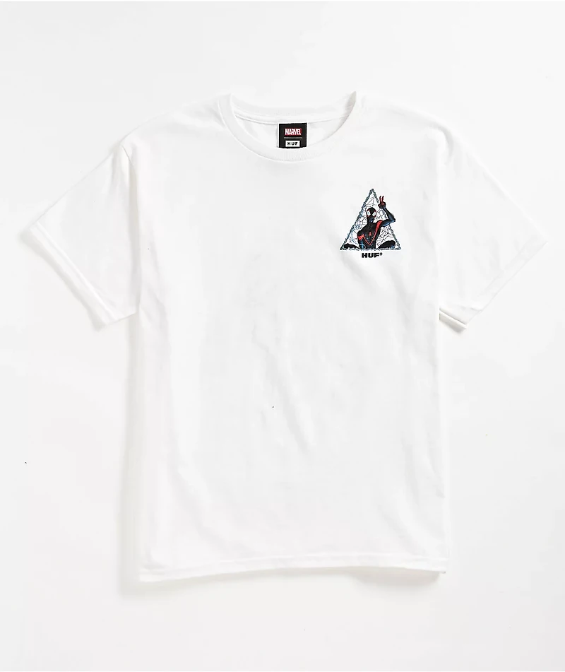 HUF x Spider-Man Universe Kids Miles TT White T-Shirt