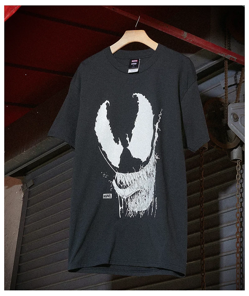 HUF x Spider-Man Vile Washed Black T-Shirt