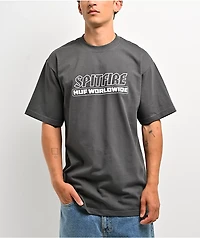 HUF x Spitfire Burn Grey T-Shirt