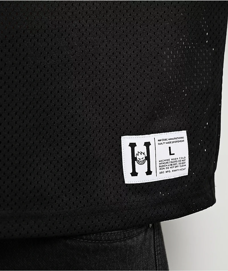 HUF x Spitfire Endzone Black Football Jersey