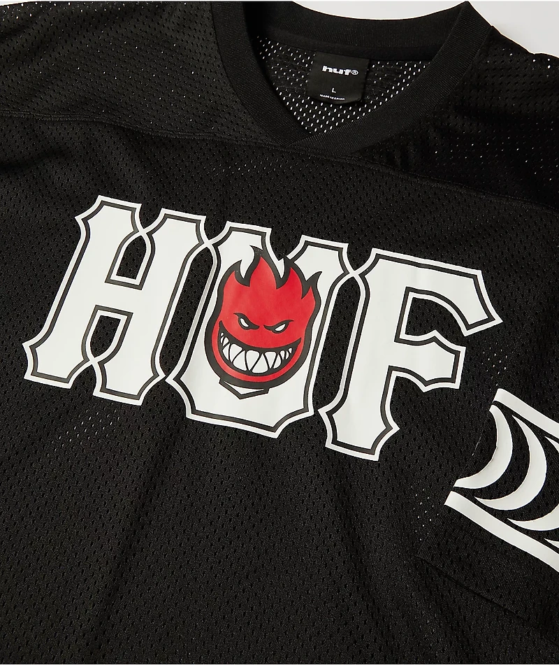 HUF x Spitfire Endzone Black Football Jersey