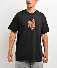 HUF x Spitfire Flame Galaxies Black T-Shirt